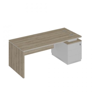 City СИ 110 ДС БП БП Стол руководителя (опора ДСП) на опорной тумбе (левый/правый)