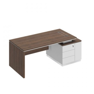 City СИ 111 ДГ БП БП Стол руководителя (опора ДСП) на опорной тумбе (левый/правый)