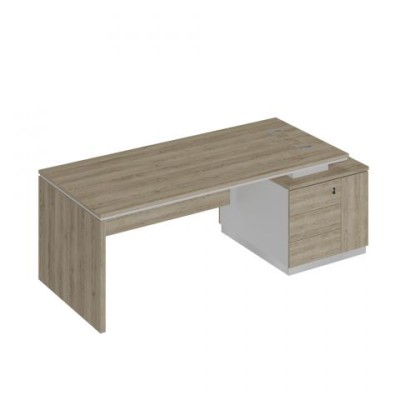 City СИ 111 ДС БП ДС Стол руководителя (опора ДСП) на опорной тумбе (левый/правый)