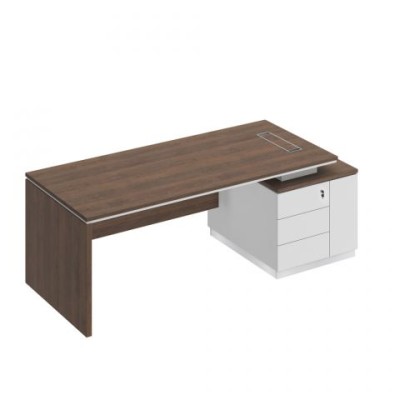 City СИ 112 ДГ БП БП Стол руководителя (опора ДСП) на опорной тумбе (левый/правый)