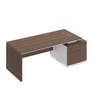 City СИ 112 ДГ БП ДГ Стол руководителя (опора ДСП) на опорной тумбе (левый/правый)