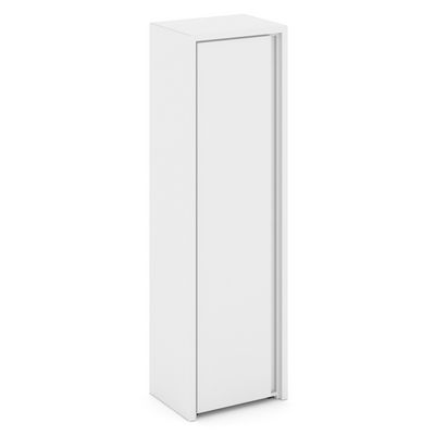 Корнер COR.GB-1-L  (Белый бриллиант) Гардероб узкий, левый