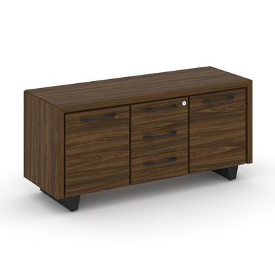 Corner COR.GRB (Орех лоренцо/Графит) Греденция большая