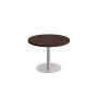 КС 141 (венге виктория) Стол для переговоров круглый на опоре-колонне