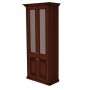 Dante Dan-57 (Орех бреннерский) Шкаф высокий комбинированный, 5 полок