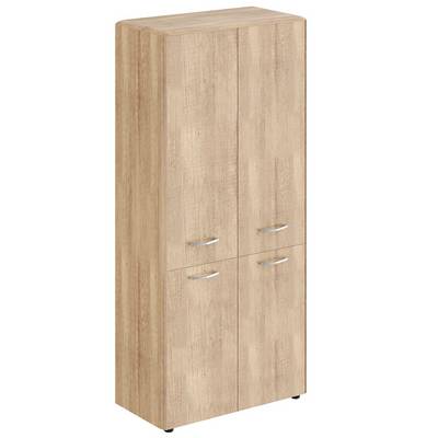 Dioni DHC 85.3 (Дуб каньон) Шкаф с глухими средними и малыми дверьми