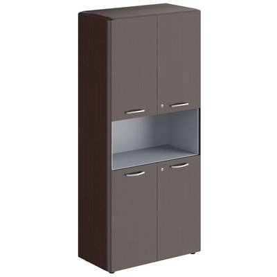 Dioni DHC 85.4(Z) (Венге магия) Шкаф с 2-мя комплектами глухих малых дверей с замком