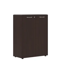DMC 85.1(Z) (Венге магия) Шкаф с глухими средними дверьми с замком