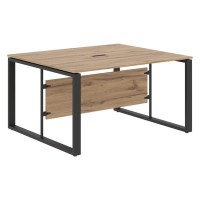 Энио ECT 1412 (дуб денвер светлый/антрацит) Стол для заседаний 