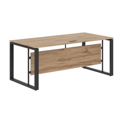 Энио EST 189 (дуб денвер светлый/антрацит) Стол руководителя 