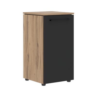 Энио MLC 42.1 (дуб денвер светлый/антрацит) Шкаф колонка с глухой малой дверью 