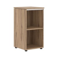 Энио MLC 42 (дуб денвер светлый/белый) Стеллаж узкий 