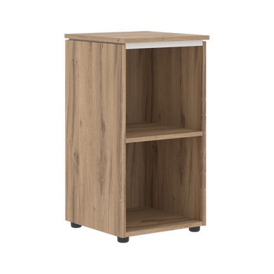 Энио MLC 42 (дуб денвер светлый/белый) Стеллаж узкий 