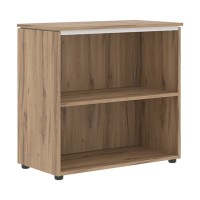 Энио MLC 85 (дуб денвер светлый/белый) Стеллаж широкий 