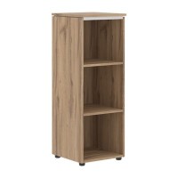 Энио MMC 42 (дуб денвер светлый/белый) Стеллаж узкий 