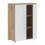 Энио MMC 85.1 (дуб денвер светлый/белый) Шкаф с глухими средними дверьми 