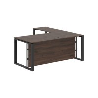 Энио ECT 1819H L (дуб денвер темный/антрацит) Стол с боковой приставкой, левый 