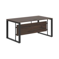 Энио EST 169 (дуб денвер темный/антрацит) Стол руководителя 