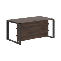Энио EST 169H (дуб денвер темный/антрацит) Стол руководителя 