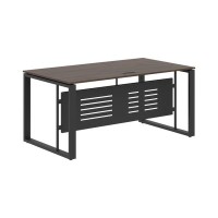 Энио EST 169M (дуб денвер темный/антрацит) Стол руководителя 