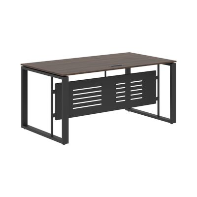 Энио EST 169M (дуб денвер темный/антрацит) Стол руководителя 