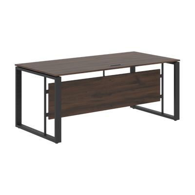 Энио EST 189 (дуб денвер темный/антрацит) Стол руководителя 