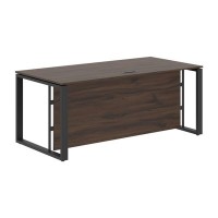 Энио EST 189H (дуб денвер темный/антрацит) Стол руководителя 