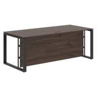 Энио EST 209H (дуб денвер темный/антрацит) Стол руководителя 