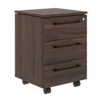 Энио MMC-3D.A (дуб денвер темный/антрацит) Тумба подкатная 