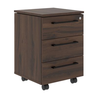 Энио MMC-3D.A (дуб денвер темный/антрацит) Тумба подкатная 