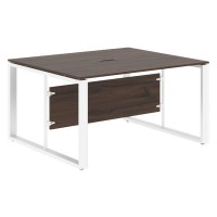 Энио ECT 1412 (дуб денвер темный/белый) Стол для заседаний 