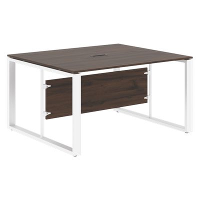 Энио ECT 1412 (дуб денвер темный/белый) Стол для заседаний 