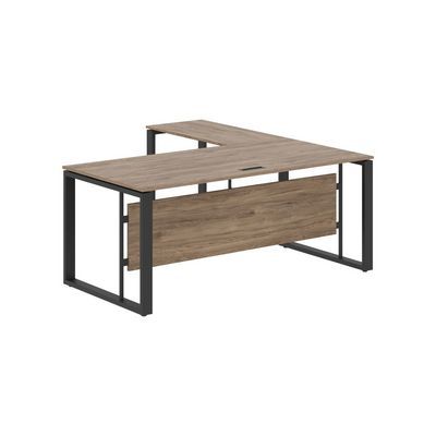 Enio ECT 1819 L (кария пальмира/антрацит) Стол с боковой приставкой, левый 