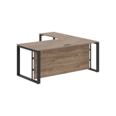 Энио ECT 1819H L (кария пальмира/антрацит) Стол с боковой приставкой, левый 