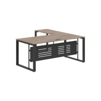 Энио ECT 1819M L (кария пальмира/антрацит) Стол с боковой приставкой, левый 