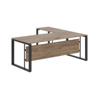 Энио ECT 2019 L (кария пальмира/антрацит) Стол с боковой приставкой, левый 