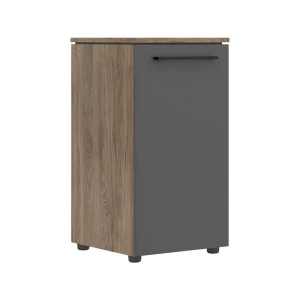 MLC 42.1 (кария пальмира/антрацит) Шкаф колонка с глухой малой дверью 