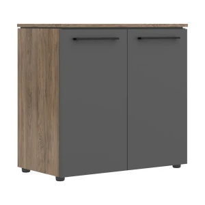 MLC 85.1 (кария пальмира/антрацит) Шкаф с глухими малыми дверьми 