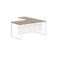 Энио ECT 1619M L (кария пальмира/белый) Стол с боковой приставкой, левый 