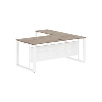 Энио ECT 1819M L (кария пальмира/белый) Стол с боковой приставкой, левый 