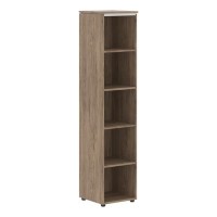 Энио MHC 42 (кария пальмира/белый) Стеллаж узкий 