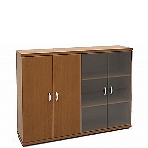 Эталон КЭ103 (Орех) Шкаф средний
