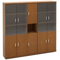 Эталон КЭ110 (Орех) Шкаф высокий