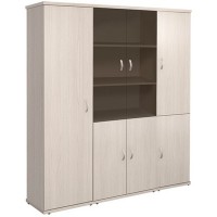 Эталон КЭ112 (Дуб молочный) Шкаф комбинированный