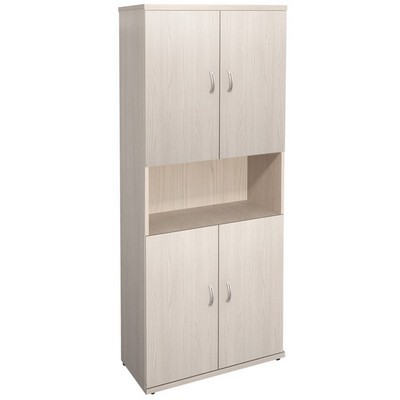 Эталон КЭ60 (Дуб молочный) Шкаф высокий