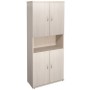 Эталон КЭ60 (Дуб молочный) Шкаф высокий