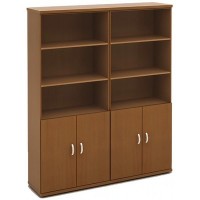 Эталон КЭ70 (Орех) Шкаф высокий