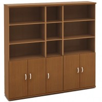 Эталон КЭ72 (Орех) Шкаф высокий