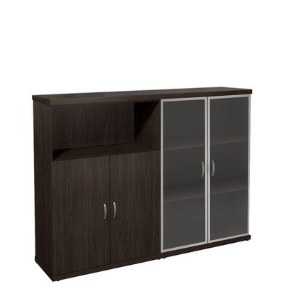 Эталон КЭ85 (Дуб венге) Шкаф средний