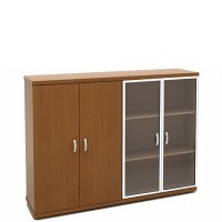 Эталон КЭ86 (Орех) Шкаф средний